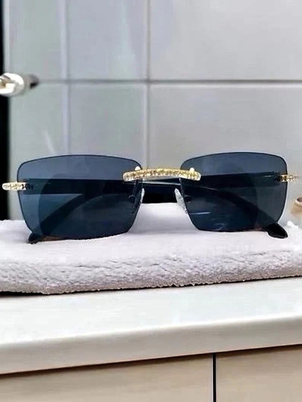 Rimless-Style Fashion Sunglasses
